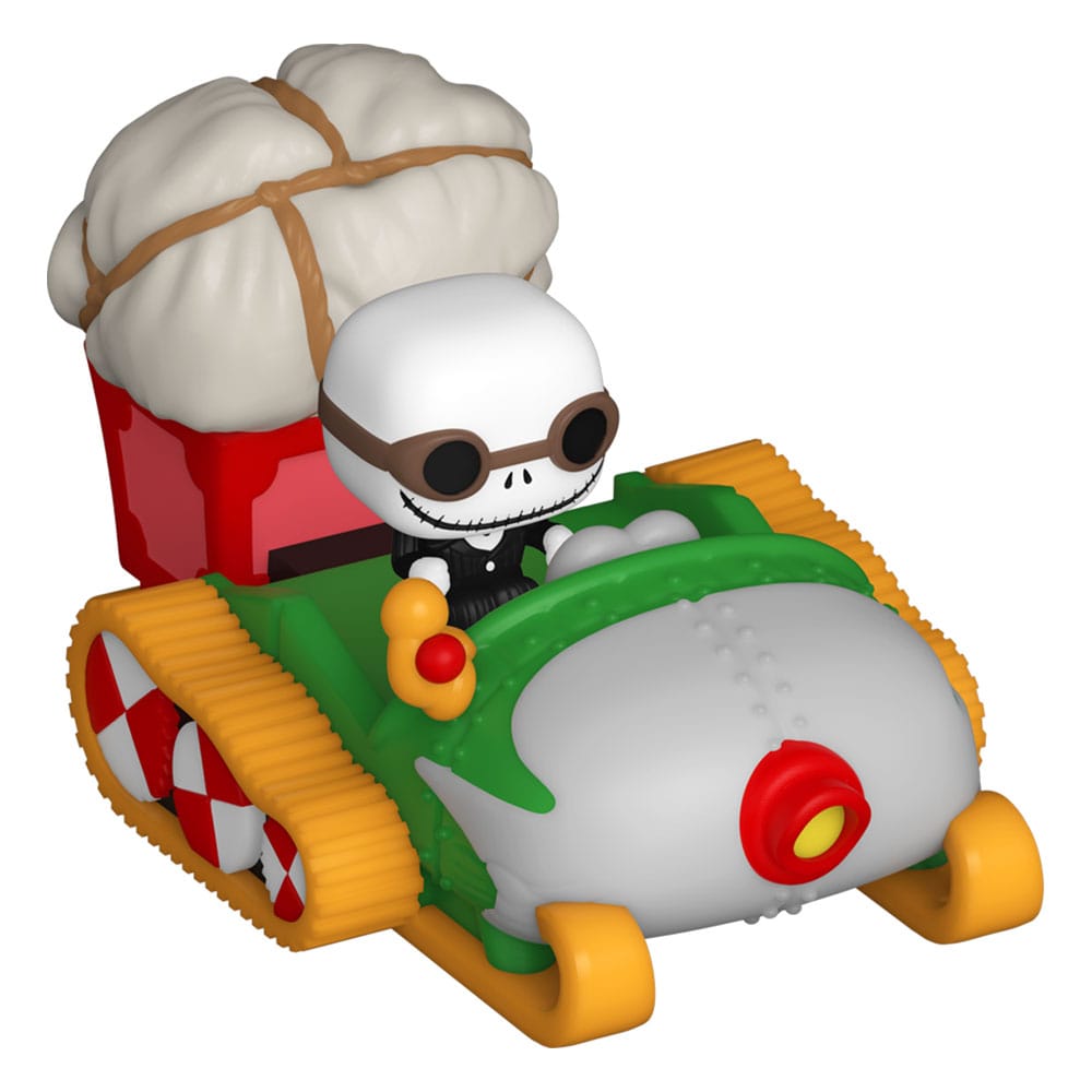 L'Étrange Noël de monsieur Jack POP! Rides Vinyl figurine Jack Skellington w/Snowmobile 2,5 cm