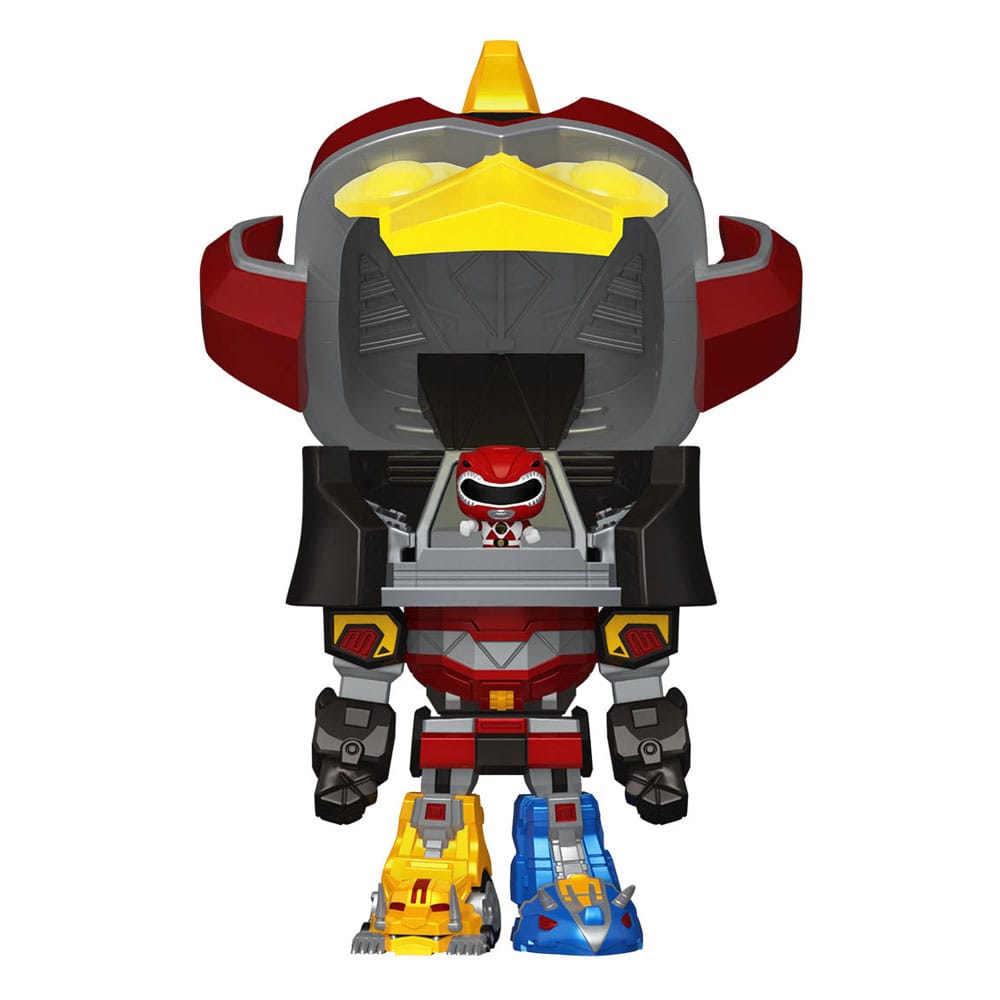 Mighty Morphin Power Rangers pack 4 figurines Bitty POP! Bots Megazord with Red Ranger 2,5 cm