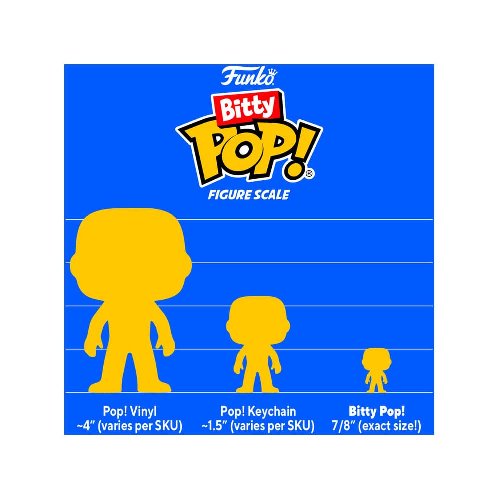 Stranger Things pack 4 figurines Bitty POP! Vinyl Hopper 2,5 cm