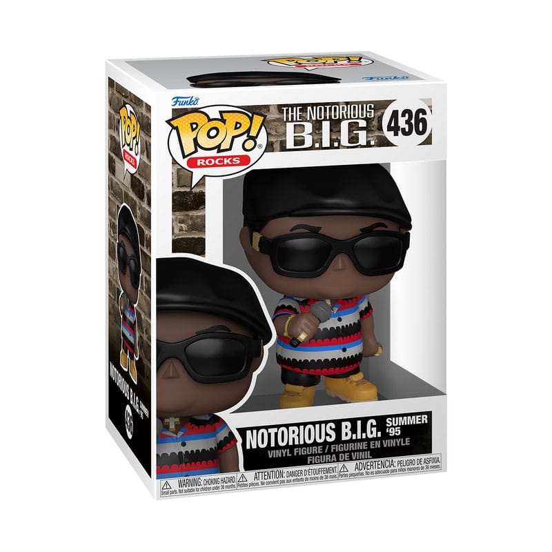 Notorious B.I.G POP! Rocks Vinyl figurine Biggie - Beat The Summer Jam 9 cm