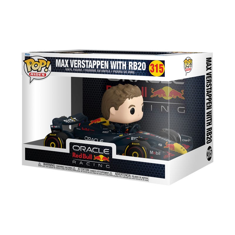 Formule 1 POP! Rides Super Deluxe Vinyl figurine RB- Verstappen w/RB20 15 cm