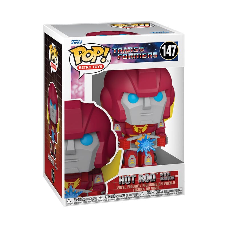 Transformers Retro Series POP! TV Vinyl figurine Hot Rod w/Matrix 9 cm