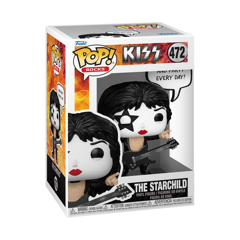 KISS POP! Sayings Vinyl figurine The Starchild(R&R All Night) 9 cm