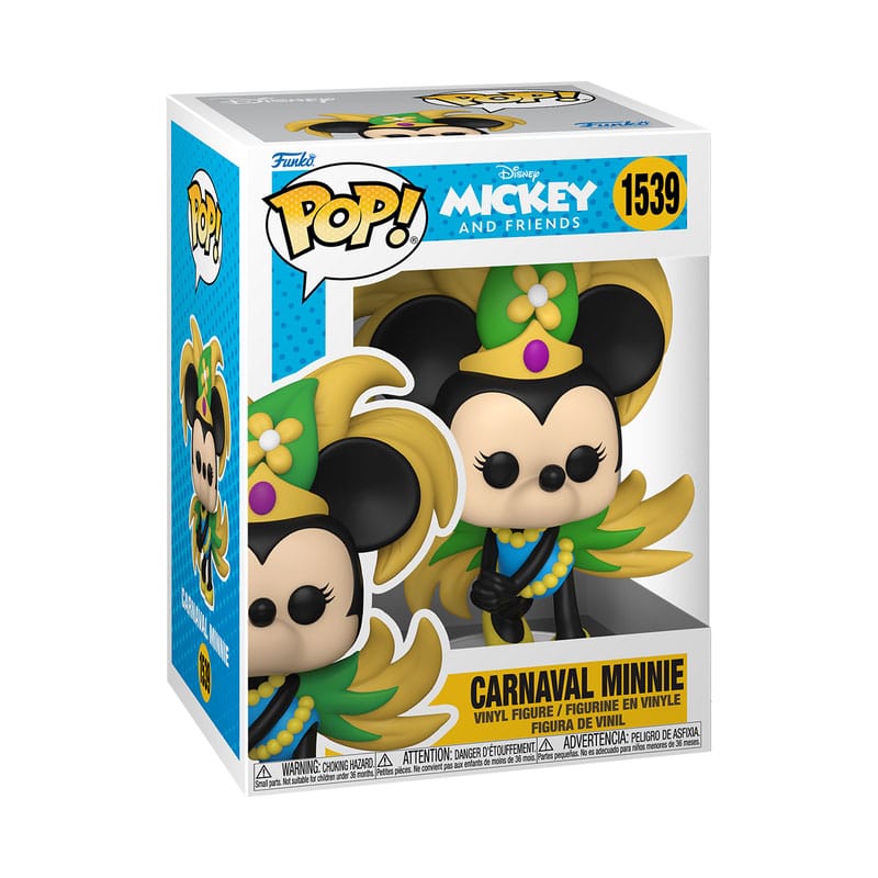 Mickey ATW POP! Disney Vinyl figurine Carnaval Minnie 9 cm