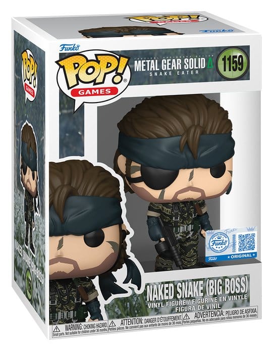 Metal Gear POP! Games Vinyl figurine Metal Gear Solid 3- Big Boss heo exclusive 9 cm