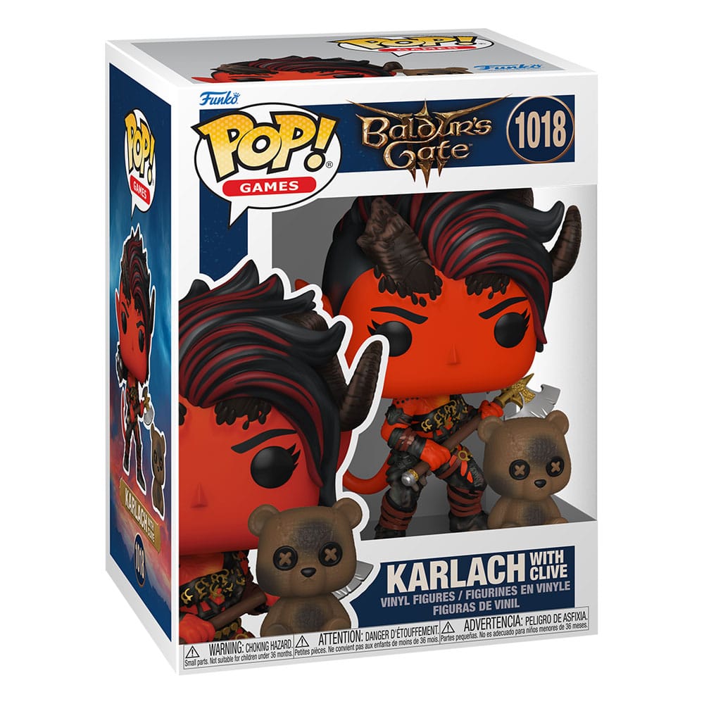 Baldur's Gate POP! & Buddy Vinyl figurine Karlach & Clive 9 cm
