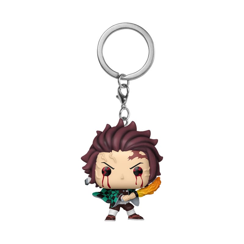 Funko Pocket Pop! Keychain: Demon Slayer - Tanjiro Kamado (Sun Breathing)