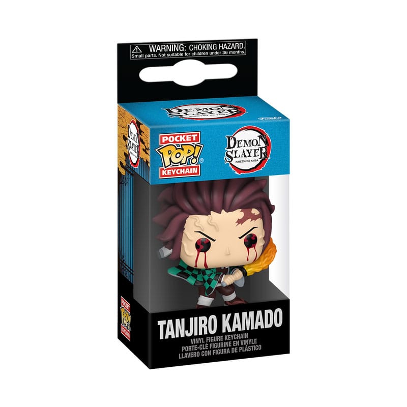 Funko Pocket Pop! Keychain: Demon Slayer - Tanjiro Kamado (Sun Breathing)