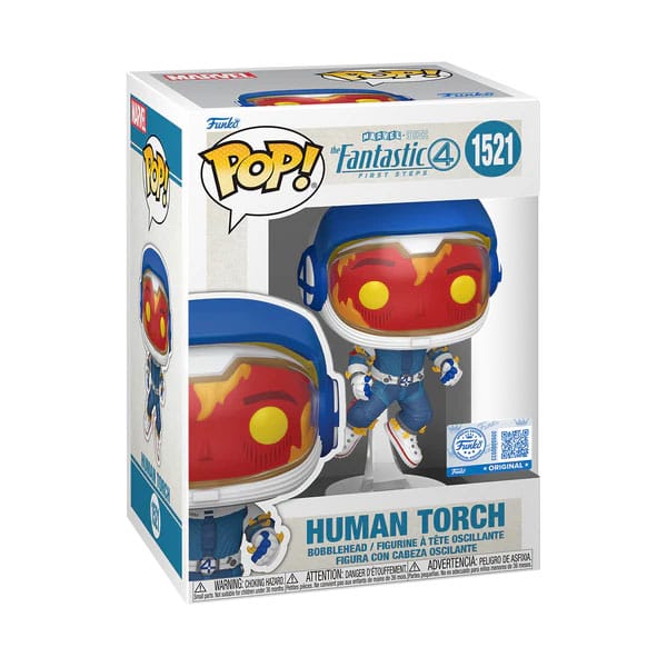 Les Quatre Fantastiques : Premiers pas POP! Vinyl Figurine Human Torch (Astronaut) 9 cm