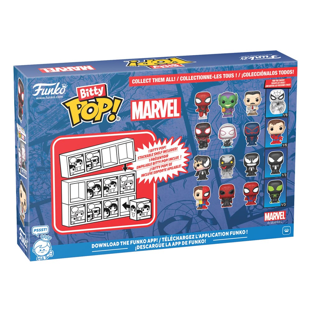 Spider-Man pack 4 figurines Bitty POP! Vinyl Series 1 2 cm