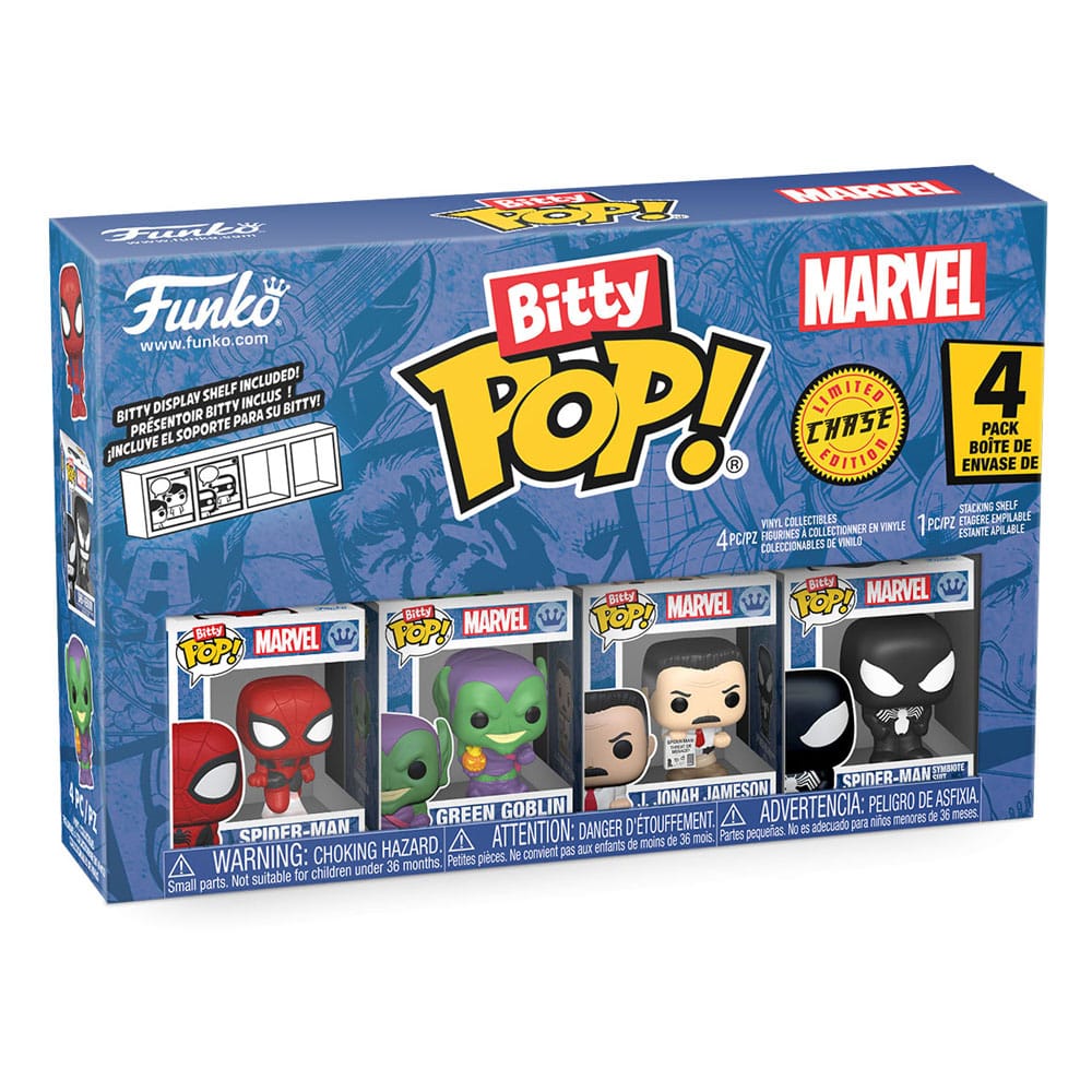 Spider-Man pack 4 figurines Bitty POP! Vinyl Series 1 2 cm
