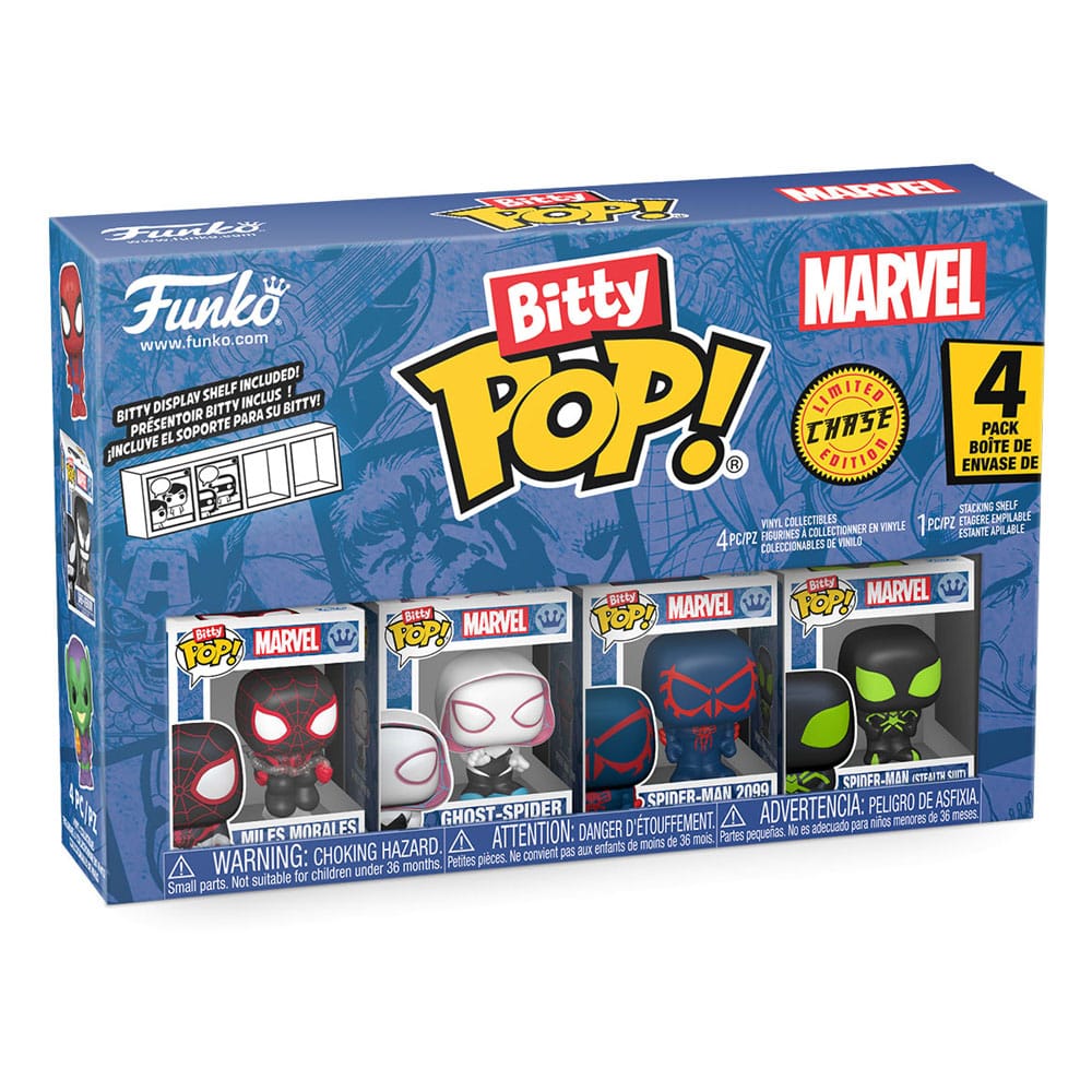 Spider-Man pack 4 figurines Bitty POP! Vinyl Series 2 2 cm