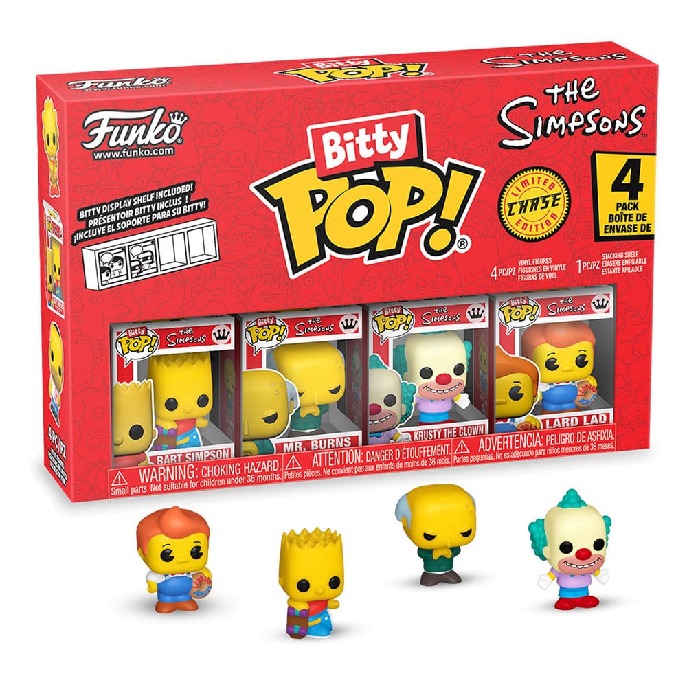 Les Simpson pack 4 figurines Bitty POP! Vinyl Series 1 2 cm