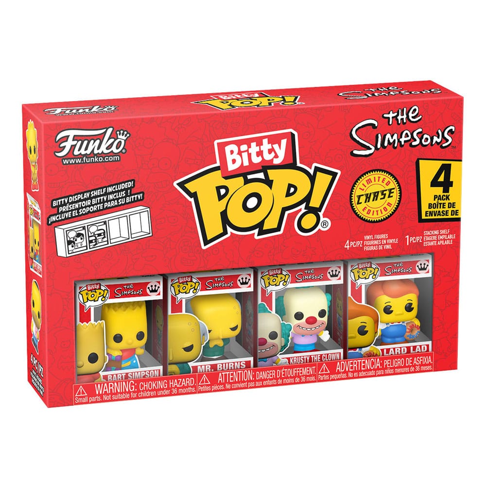 Les Simpson pack 4 figurines Bitty POP! Vinyl Series 1 2 cm