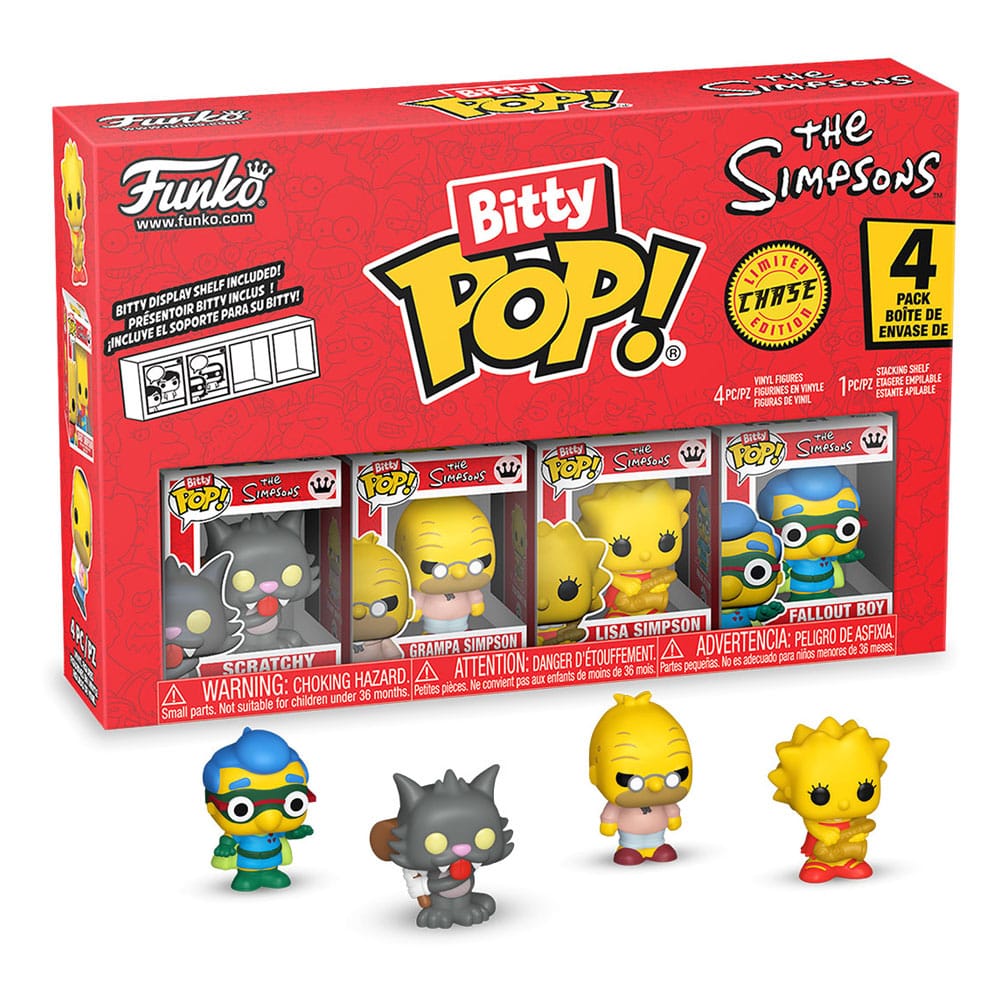 Les Simpson pack 4 figurines Bitty POP! Vinyl Series 4 2 cm