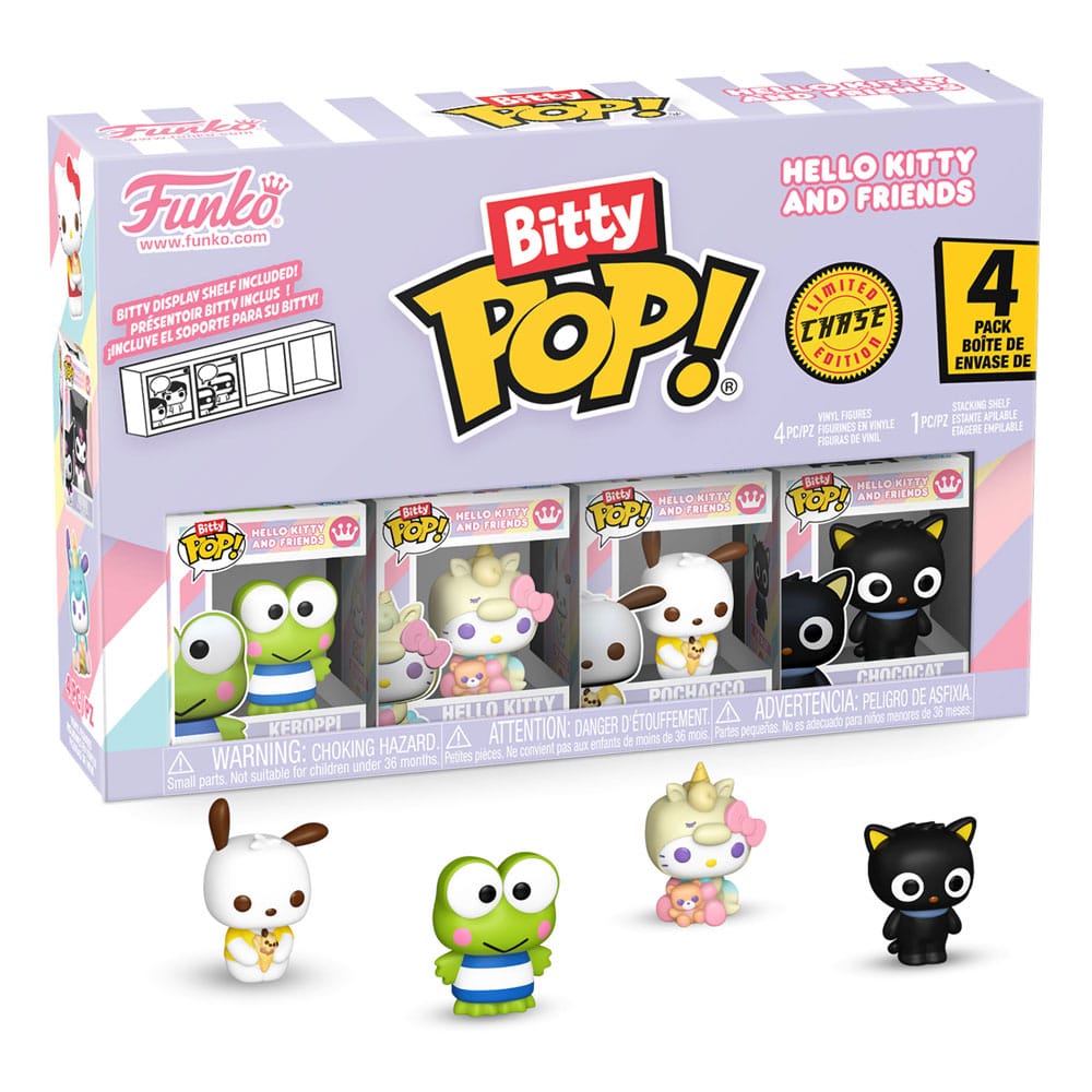 Hello Kitty and Friends pack 4 figurines Bitty POP! Vinyl Series 2 2 cm