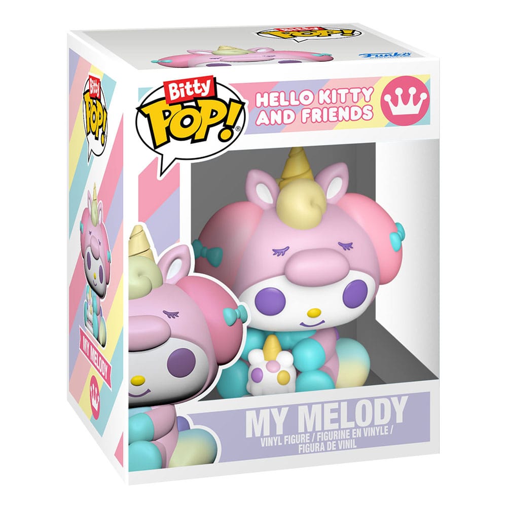 Hello Kitty and Friends pack 4 figurines Bitty POP! Vinyl Series 3 2 cm