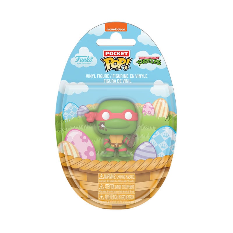Les Tortues Ninja présentoir figurine Pocket POP! Vinyl Easter Easter Raphael 4 cm (16)