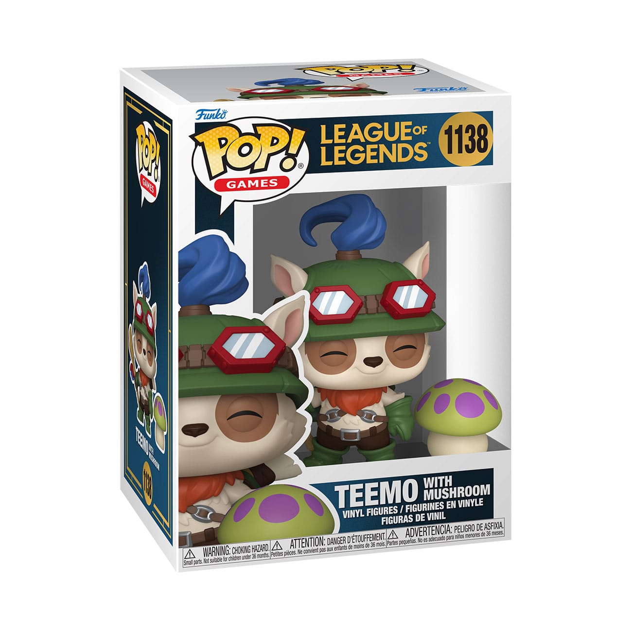 League of Legends POP!&Buddy Games Vinyl figurine Teemo w/Shroom 9 cm