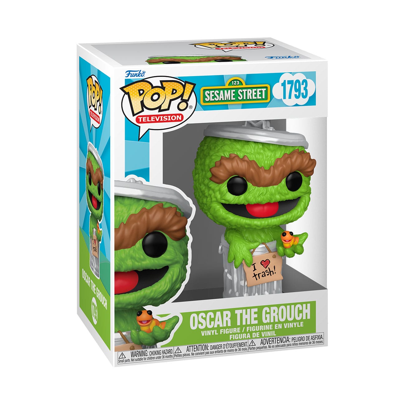 Sesame Street POP! TV Vinyl figurine Oscar the Grouch 9 cm