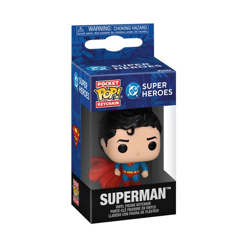 DC Comics présentoir porte-clés Pocket POP! Vinyl New Classics - Superman 4 cm (12)