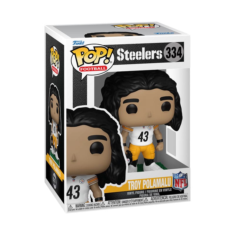 NFL: Legends POP! Sports Vinyl figurine Legends- Troy Polamalu(Steelers) 9 cm