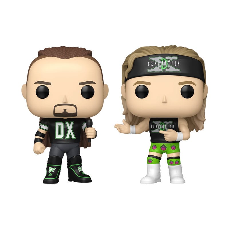WWE pack 2 POP! Television Vinyl figurines New Age Outlaws 9 cm