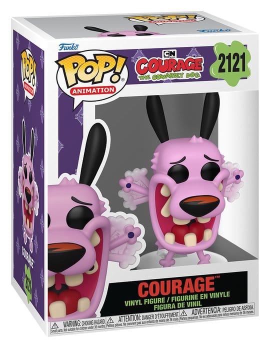 Courage the Cowardly Dog POP! Animation Vinyl figurines Courage 9 cm