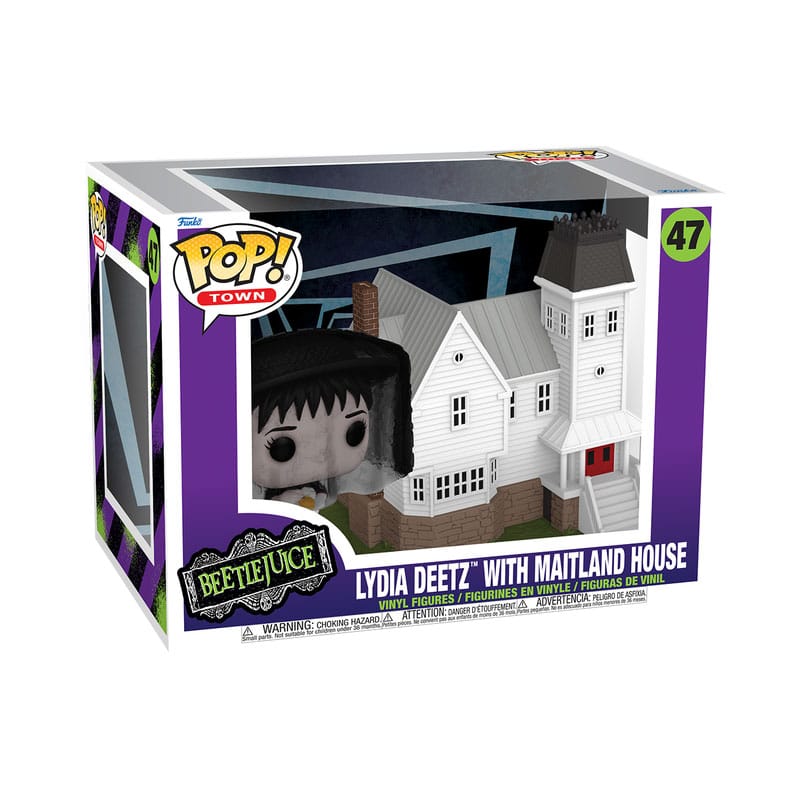 Beetlejuice POP! Town Vinyl figurine Lydia Deetz with Maitland House 9 cm