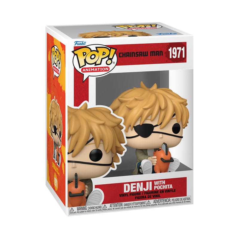 Chainsaw Man POP! Games Vinyl figurine Denji & Pochita 9 cm