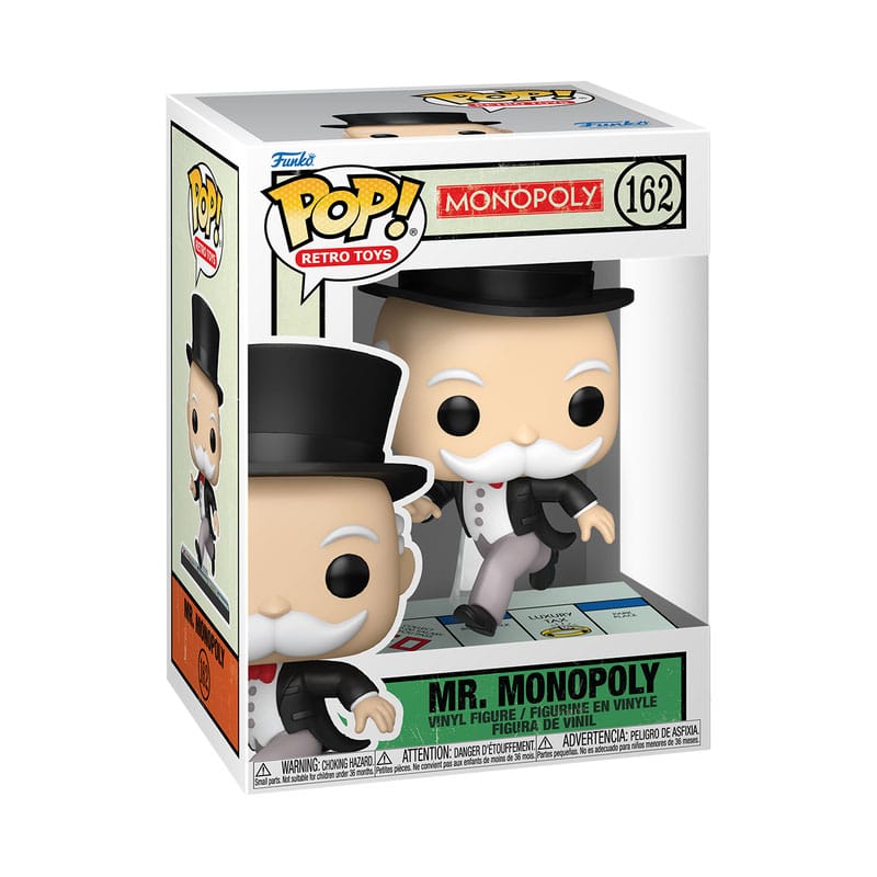 Monopoly POP! Retro Toys Vinyl Figurine Mr Monopoly (Pass Go) 9 cm