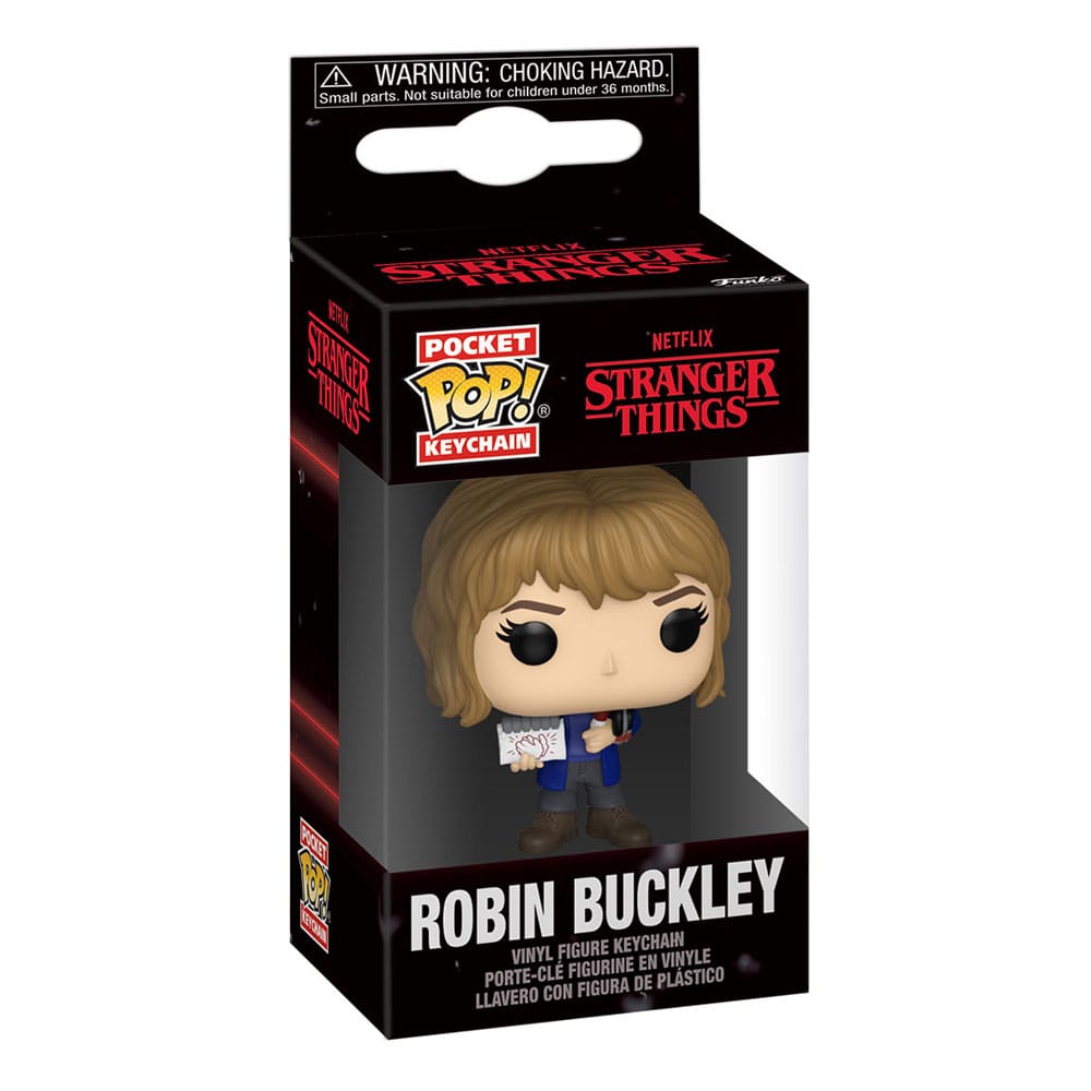 Stranger Things présentoir porte-clés Pocket POP! Vinyl Robin Buckley 4 cm (12)
