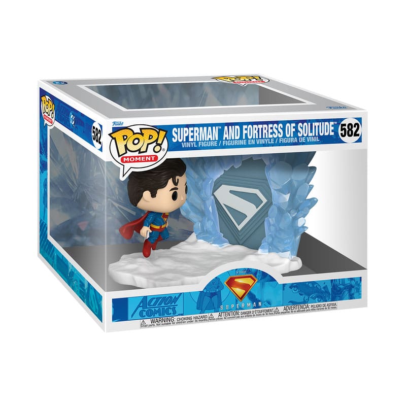 Superman (2025) POP Moments Vinyl figurines Superman and Fortress of Solitude 9 cm