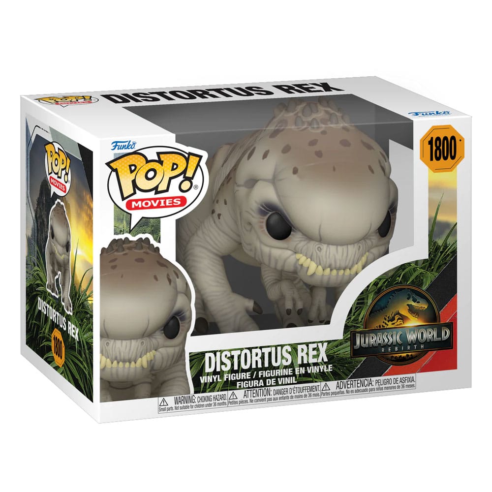 Jurassic World : Renaissance POP! Movies Vinyl figurine Distortus Rex 9 cm