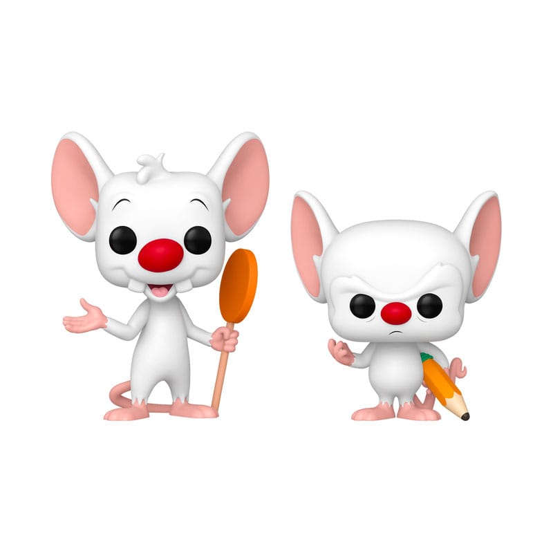 Animaniacs pack 2 POP! Television Vinyl figurines Pinky & The Brain 9 cm