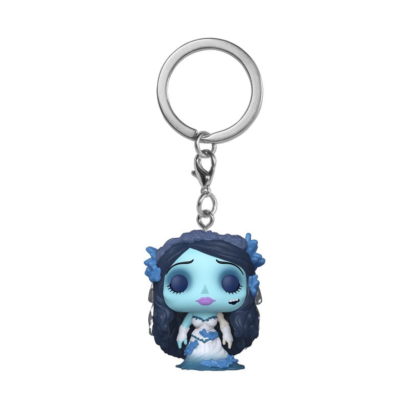 Les Noces funèbres présentoir porte-clés Pocket POP! Vinyl Emily with Butterflies 4 cm (12)