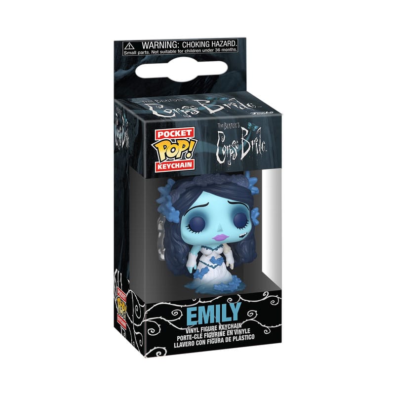 Les Noces funèbres présentoir porte-clés Pocket POP! Vinyl Emily with Butterflies 4 cm (12)