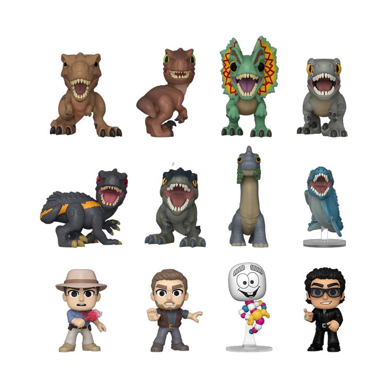 Jurassic World présentoir Mystery Minis figurines P&W 5 cm (12)