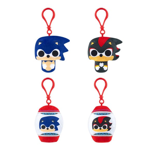 Sonic The Hedgehog assortiment porte-clés peluche PDQ Blind 5 cm (12)