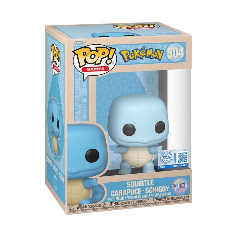 Pokémon POP! Games Vinyl figurine Squirtle (SftClr) 9 cm