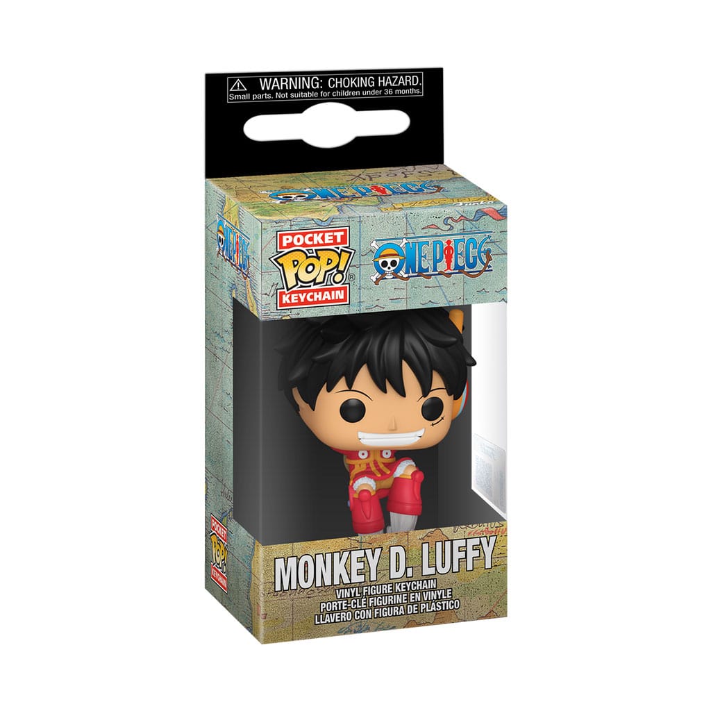 One Piece présentoir porte-clés Pocket POP! Vinyl Luffy(Egghead) 4 cm (12)