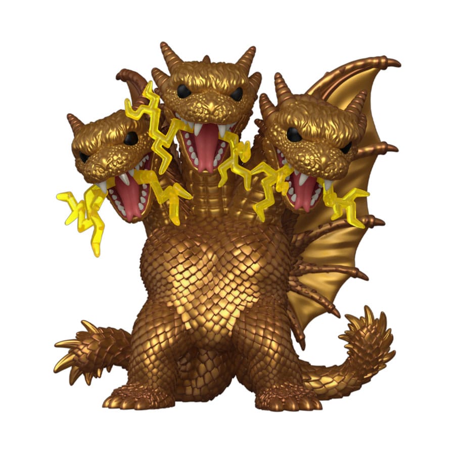*heo Exclusive Edition* Godzilla Figurine Super Sized POP! Movies Vinyl King Ghidora (Electric) 15 cm