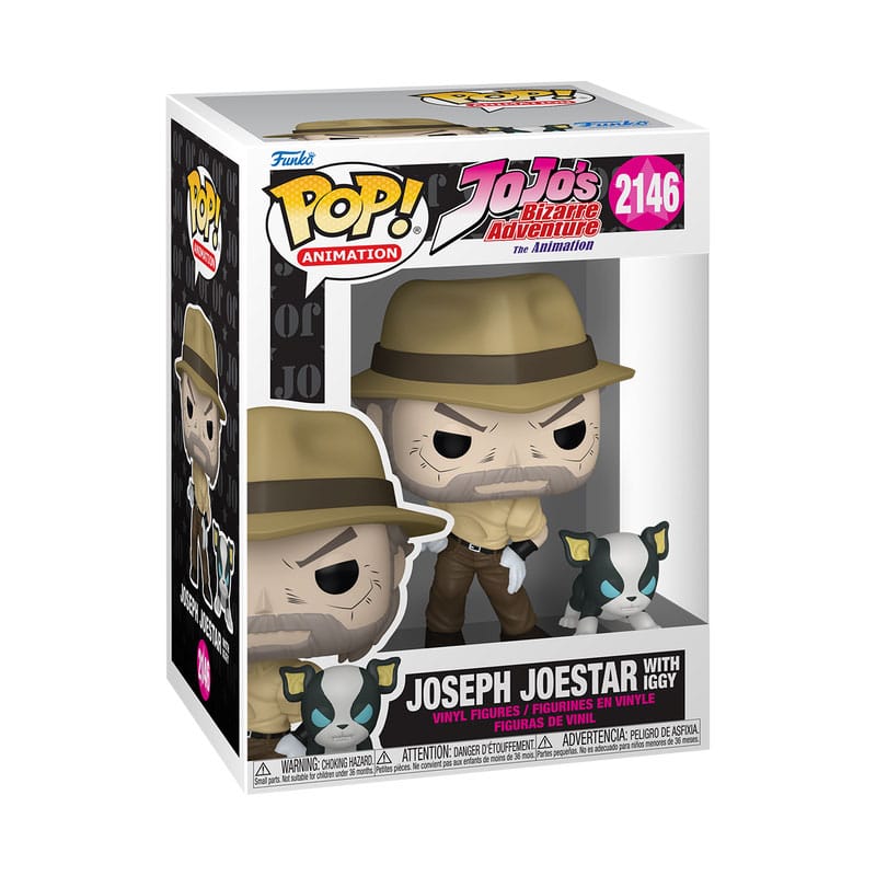 JoJo´s Bizarre Adventure POP!&Buddy Animation Vinyl figurines Joseph & Iggy 9 cm
