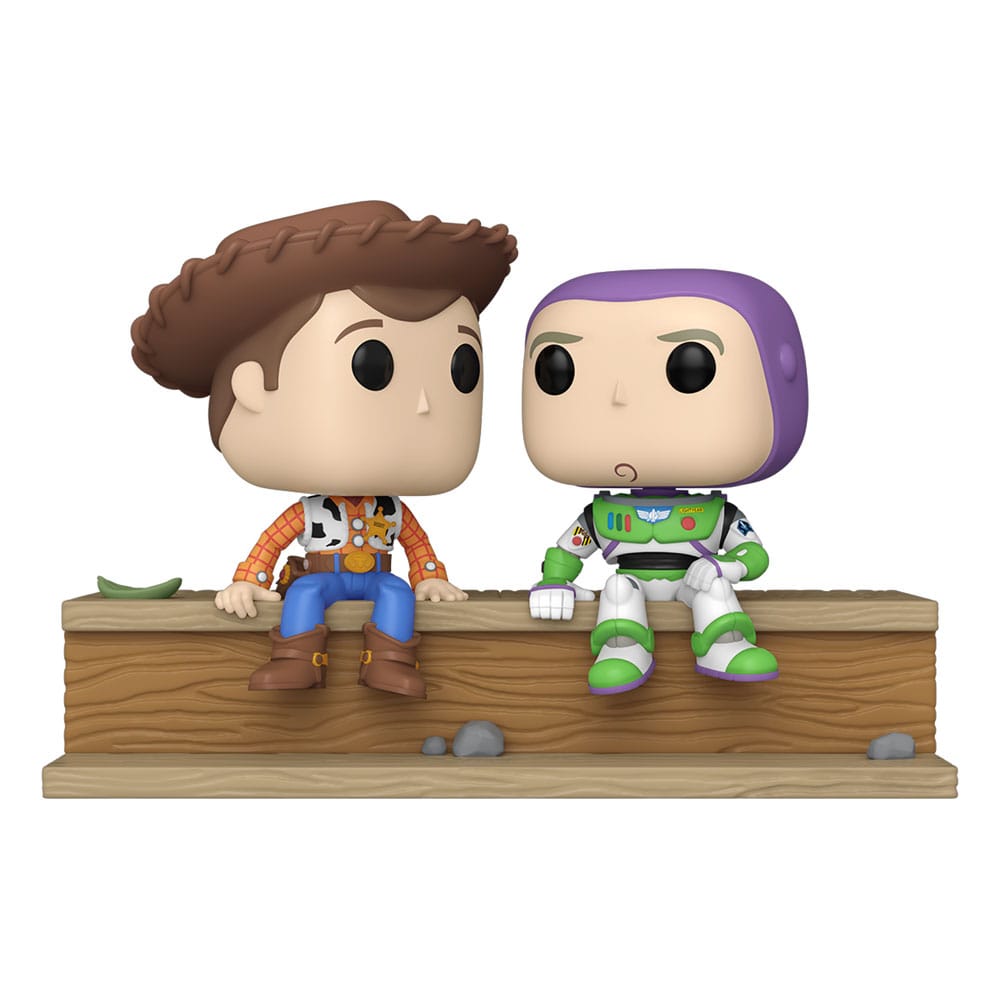 Toy Story POP Moment Vinyl figurines Woody and Buzz (30th Anniversary) 9 cm