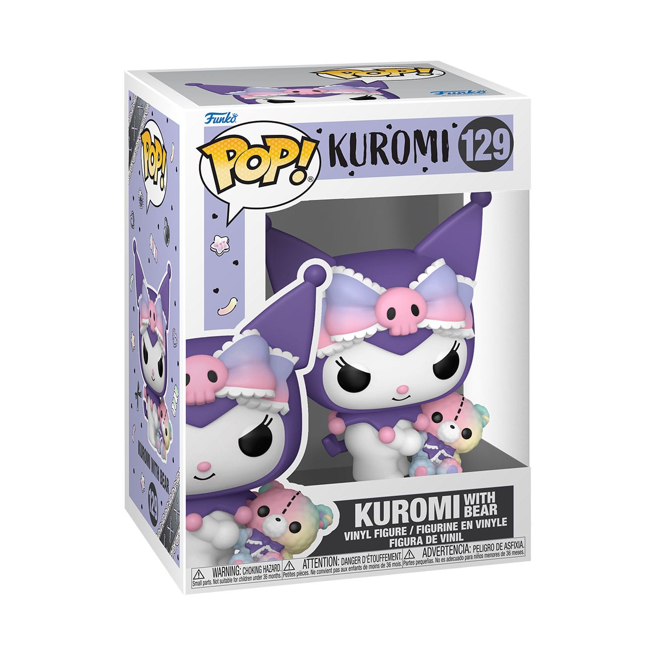 Sanrio POP!&Buddy Animation Vinyl figurines Kuromi w/ Bear 9 cm