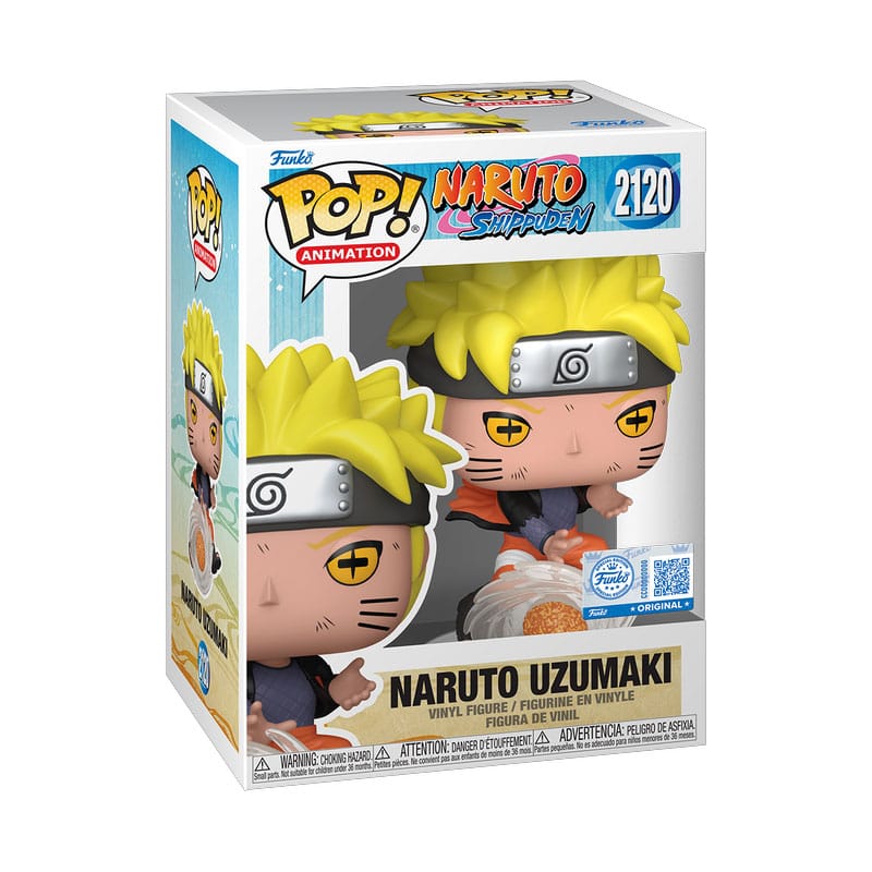 Naruto Shippuden POP! Animation Vinyl figurines Naruto Uzumaki (Lava Release Rasenshuriken) 9 cm