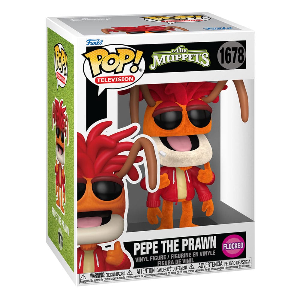The Muppets POP! Vinyl figurine Pepe the Prawn (Flocked) 9 cm