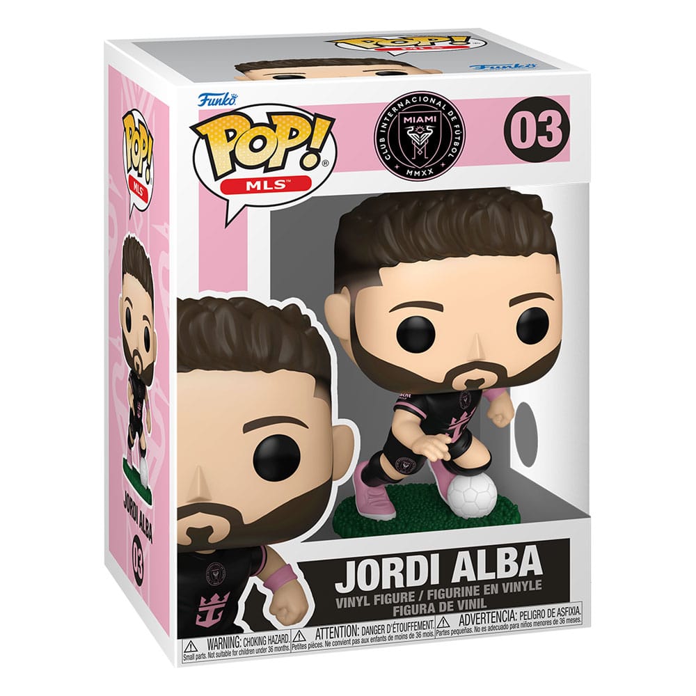 MLS POP! Sports Vinyl figurine Inter Miami- Jordi Alba(away) 9 cm