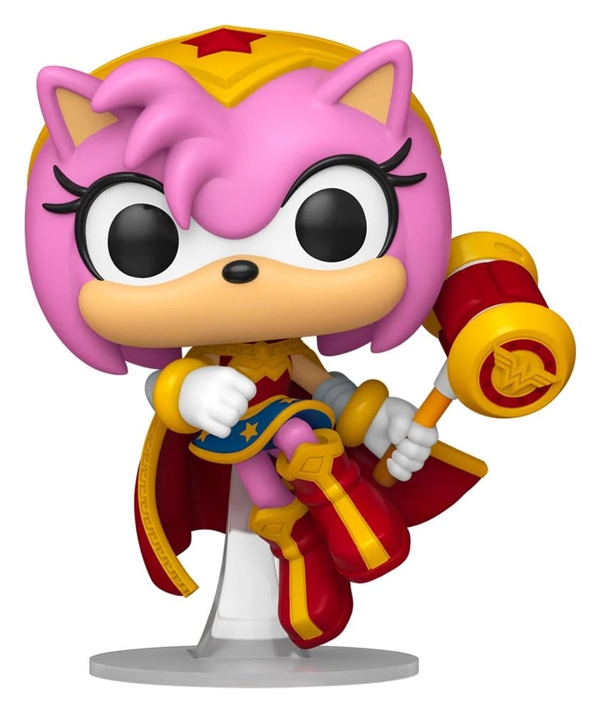 DC x Sonic the Hedgehog POP! Heroes Vinyl figurine Amy as Wonder Woman 9 cm