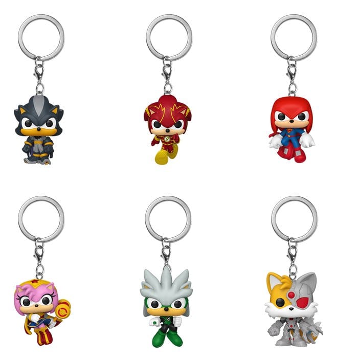 Sonic the Hedgehog présentoir porte-clés Pocket POP! Vinyl 4 cm (12)